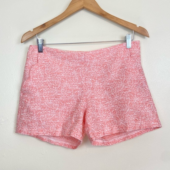 Southern Tide Women’s Tweed Texture Shorts Pink White | Size 4 - Picture 2 of 5